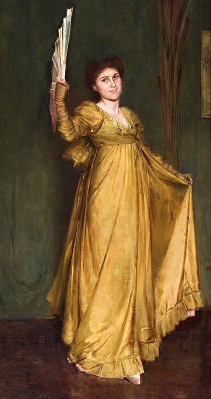 Hilda Spong Practising the Minuet